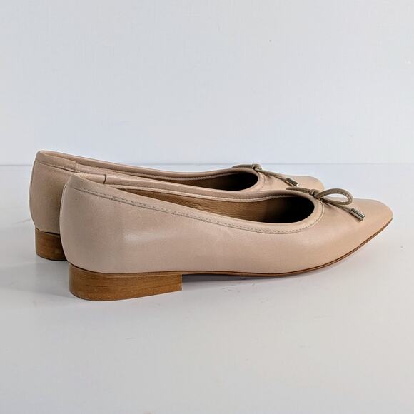 Flattered Cream Flats with Bow Detail - Picture 15 of 15